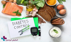 غذا خوردن بیمار مبتلا به دیابت